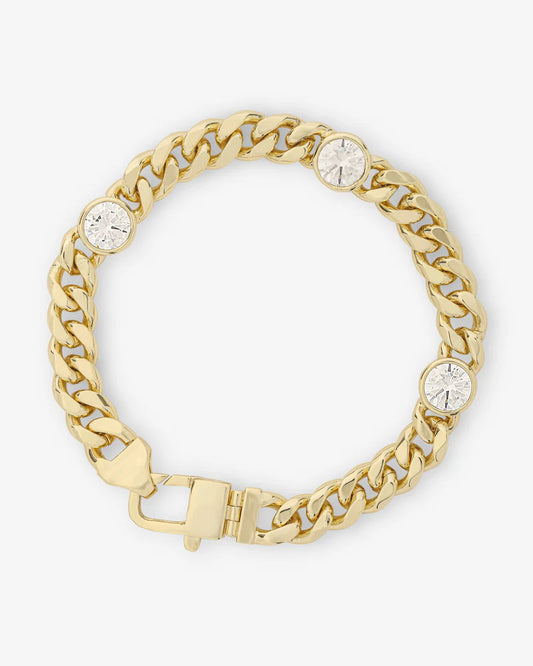 Melinda Maria Julian Triple Diamond Bracelet