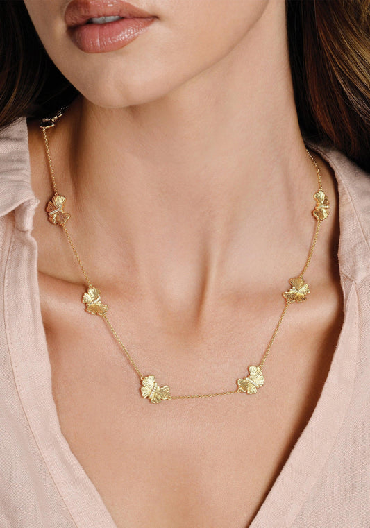 Anabel Aram Butterfly Station Necklace