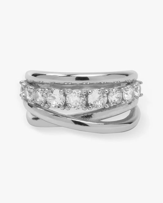 Melinda Maria "Oh She Fancy" Stacked Diamond Ring