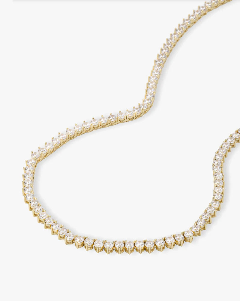Melinda Maria Mama Not Your Basic Tennis Necklace 18"