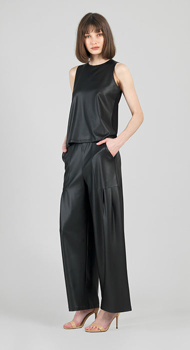 Clara Sun Woo High Scoop Modern Neck Tank Top
