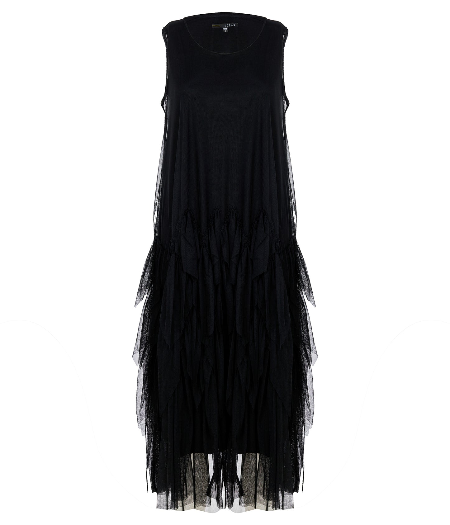 Kozan Black Vogue Mesh Daisy Dress