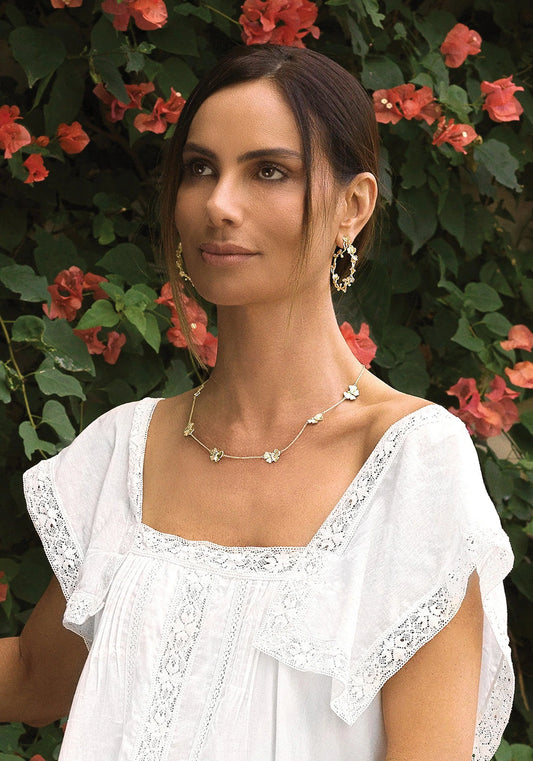 Anabel Aram Butterfly Station Necklace