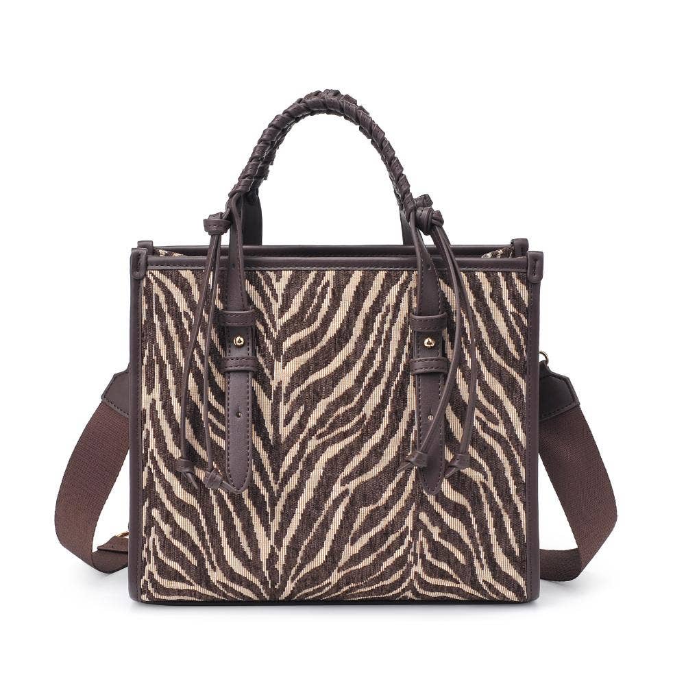 Moda Luxe Dinsdale Zebra Print Crossbody