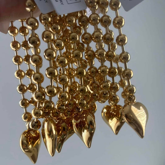 CHANSUTTPEARLS BUBBLE HEART NECKLACE