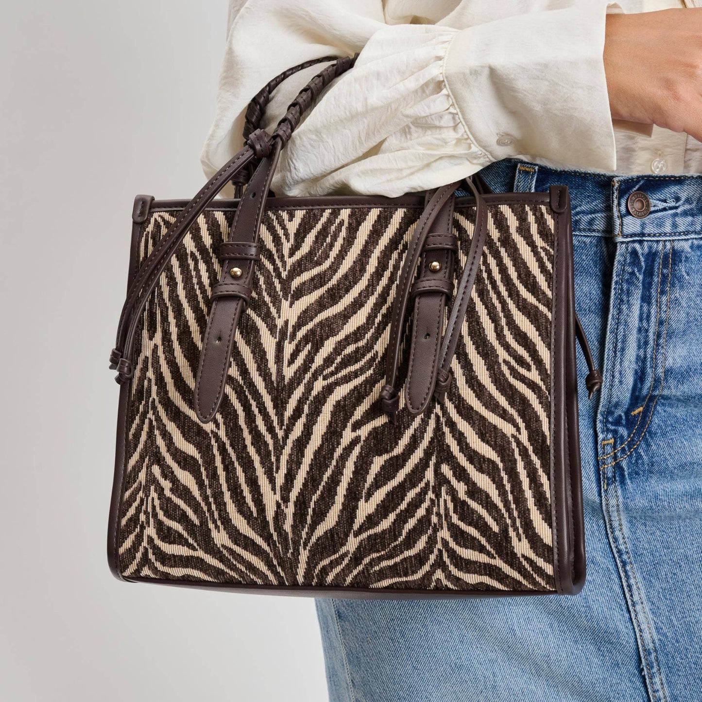 Moda Luxe Dinsdale Zebra Print Crossbody