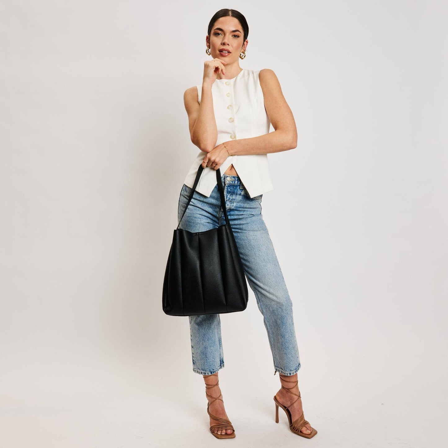 Moda Luxe Zelda Hobo Shoulder Handbag