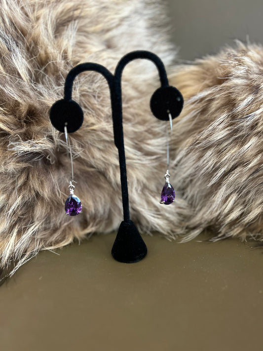 Bijou Earring Crystal Tear Drop
