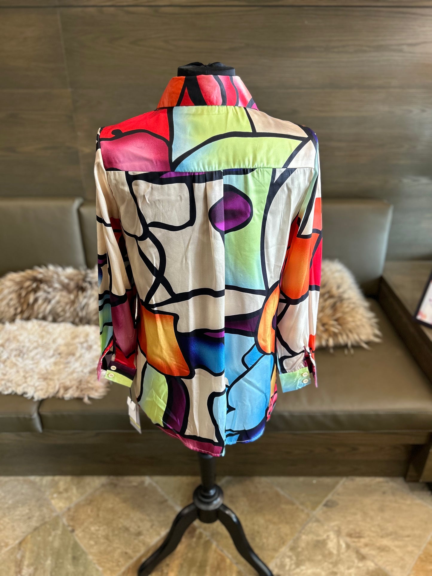 Insight Shape of Colors Blouse Top