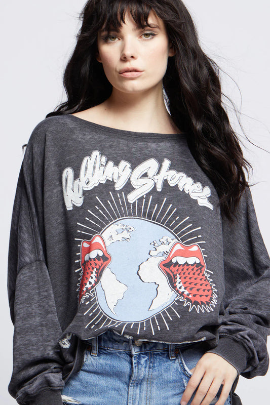 Recycled Karma The Rolling Stones Tour One Size Sweatshirt