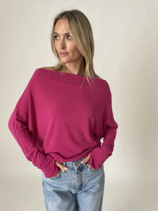 SIX/FIFTY The Anywhere Top Long Sleeve Sweater Top