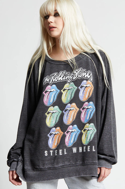 Recycled Karma The Rolling Stones Steel Wheels Sweatshirt