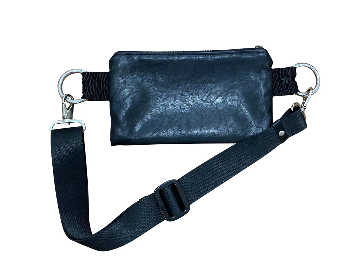 Sydny Seven Crossbody Convertible Belt Bag, Euro Sling