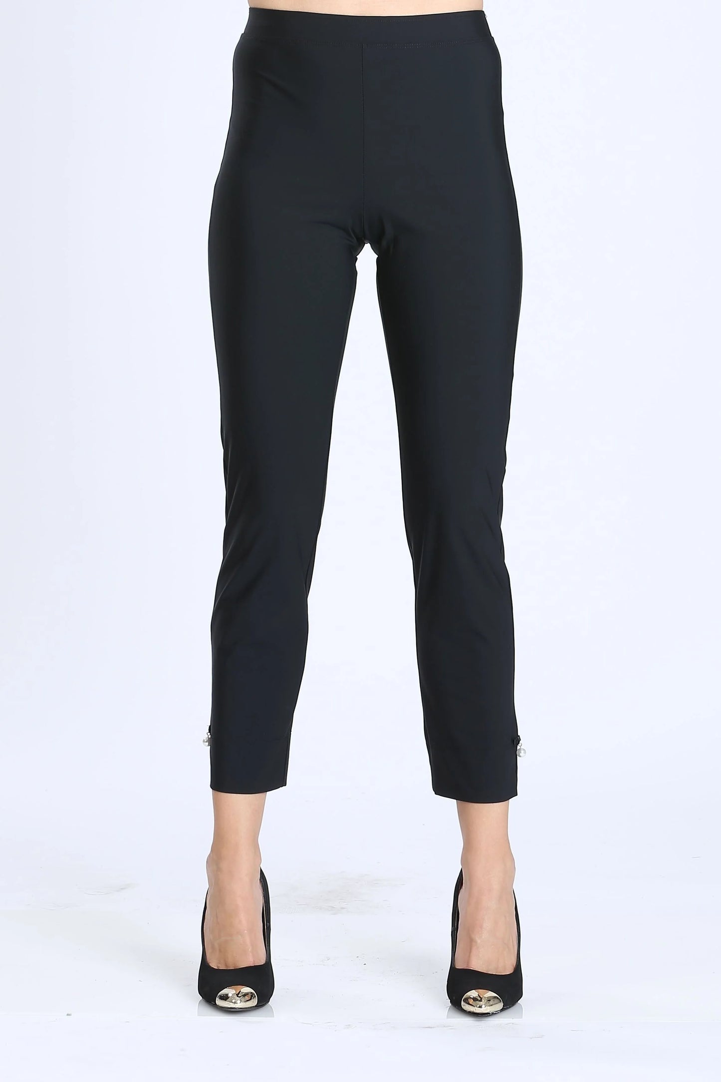 IC Collection Pearl Detail Ankle Pants