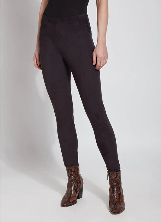 Lyssé Hi Waist Suede Legging (28" Inseam) Bottom Pant