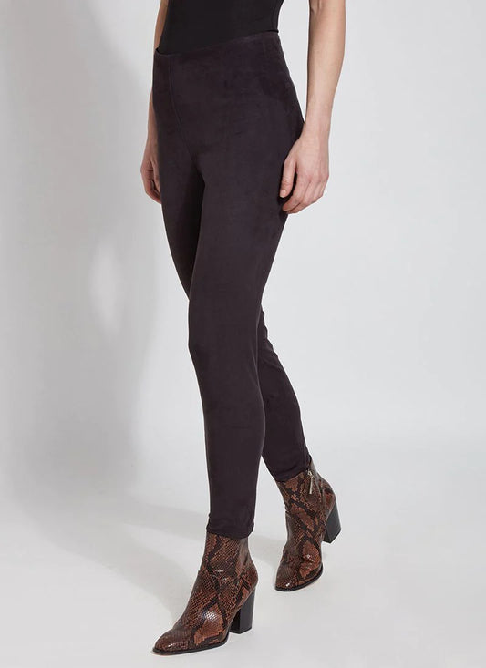 Lyssé Hi Waist Suede Legging (28" Inseam) Bottom Pant