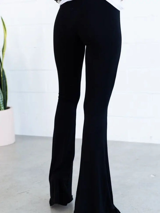Three Bird Nest Flare Legged Pant Velvet or Solid
