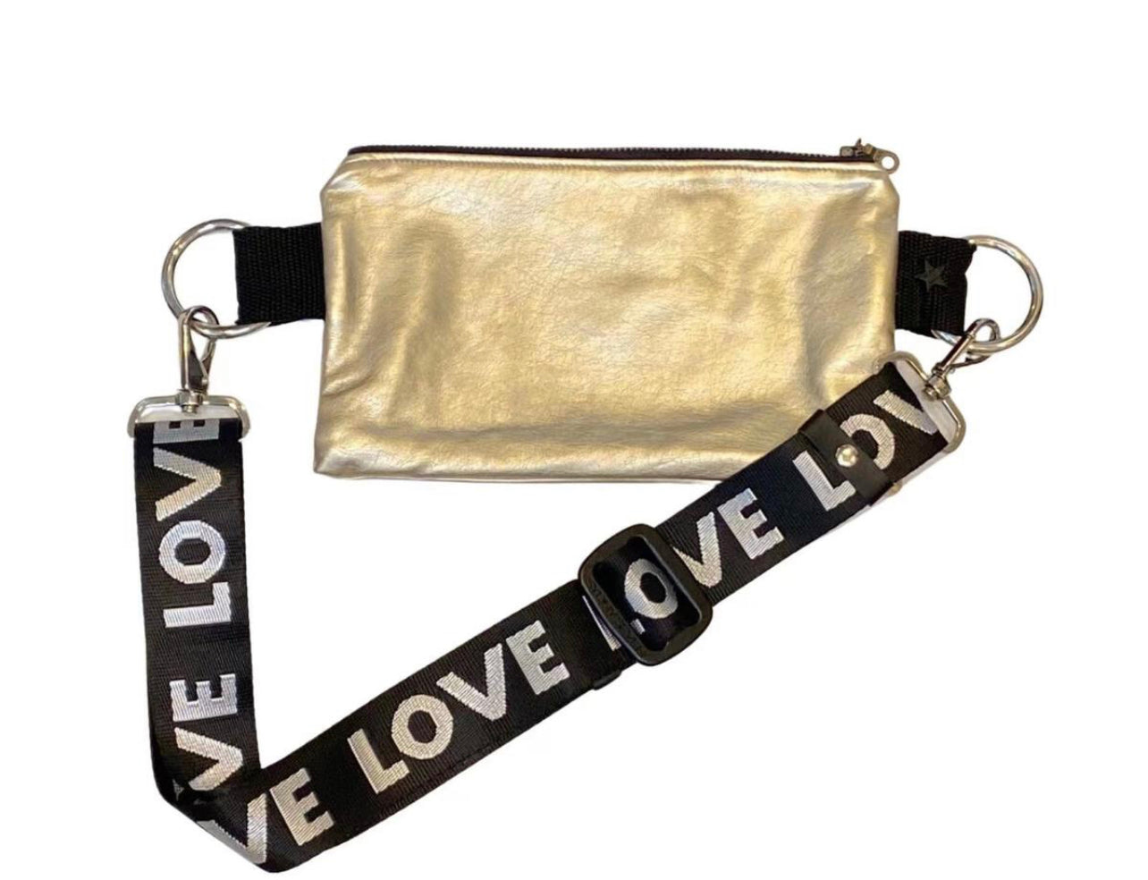 Sydny Seven Crossbody Convertible Belt Bag, Euro Sling