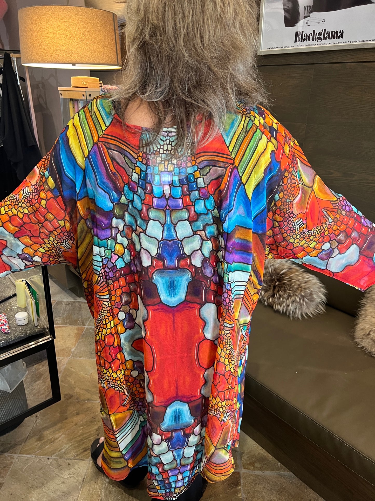 Sterling Designs Jewel Wearable Art Tunic Top