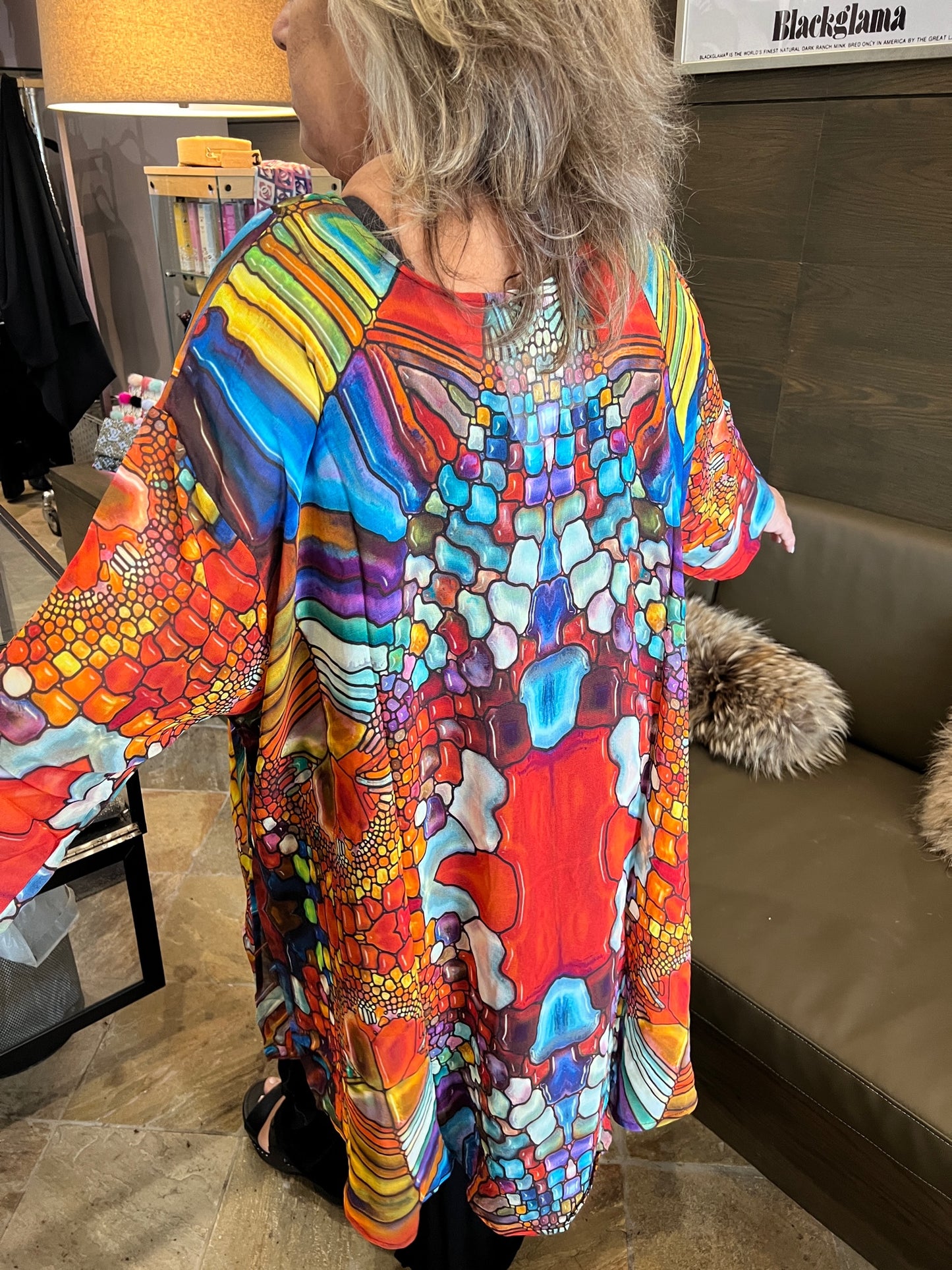Sterling Designs Jewel Wearable Art Tunic Top