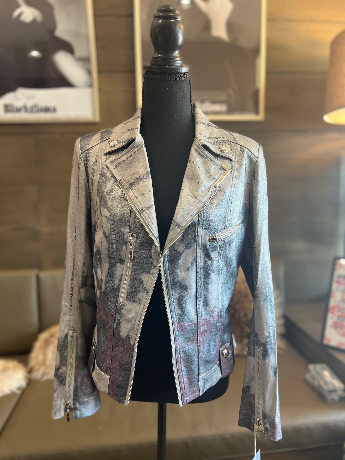 Insight Metallic Liquid Tie Dye Jacket