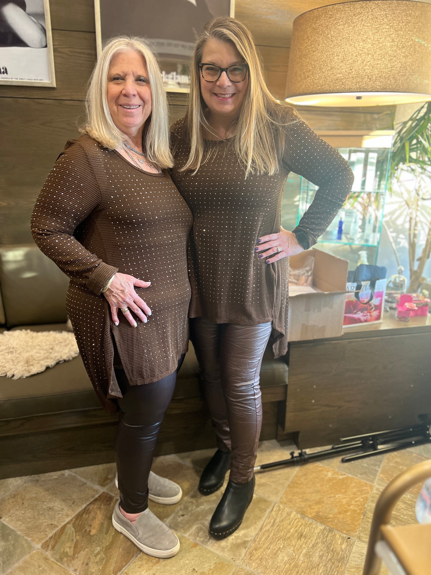 Vocal Crystal Tunic Top