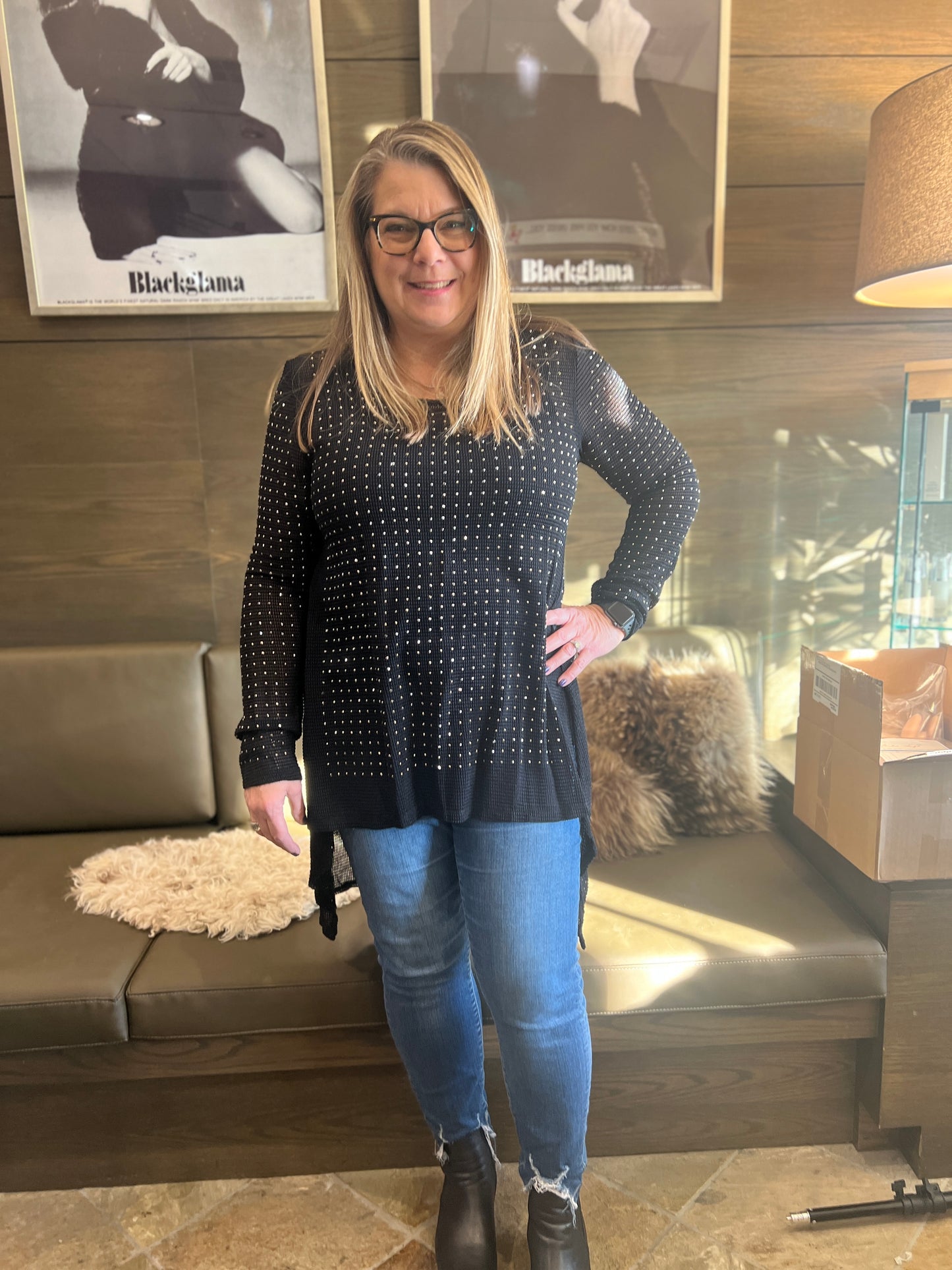 Vocal Crystal Tunic Top