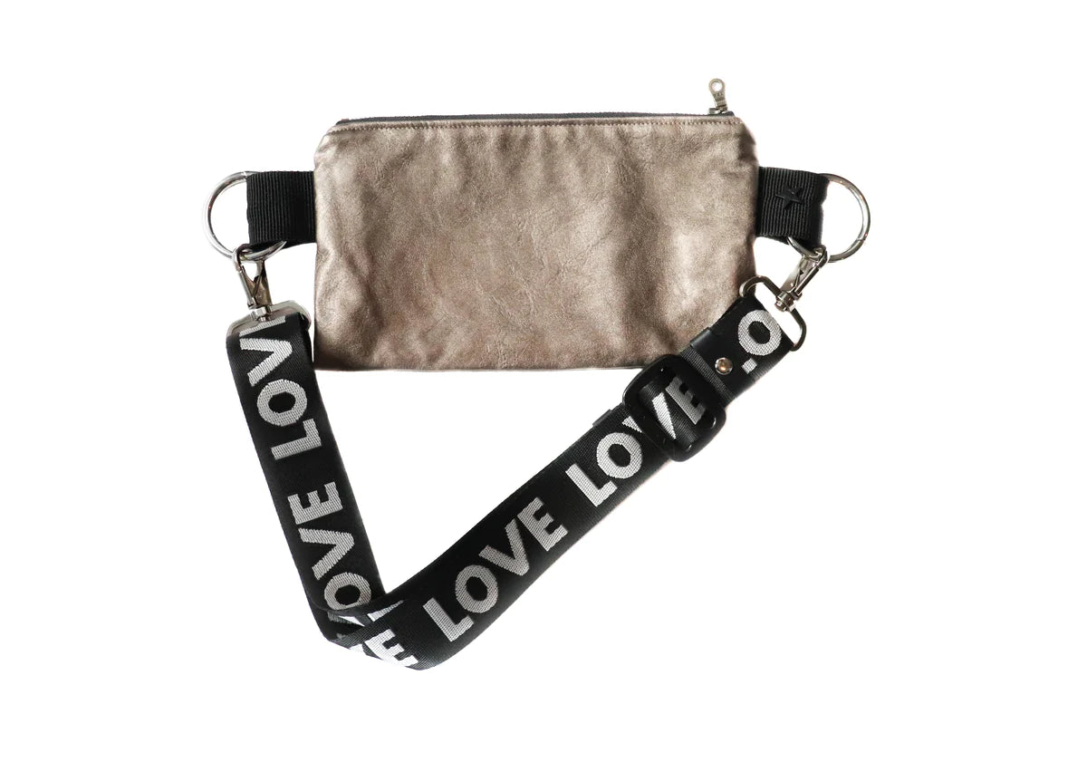 Sydny Seven Crossbody Convertible Belt Bag, Euro Sling