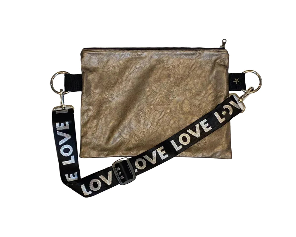Sydny Seven Crossbody Convertible Belt Bag, Euro Sling
