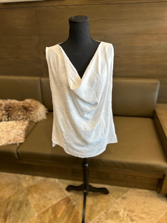 My Soul Light Jacquard Sleeveless Tank Top