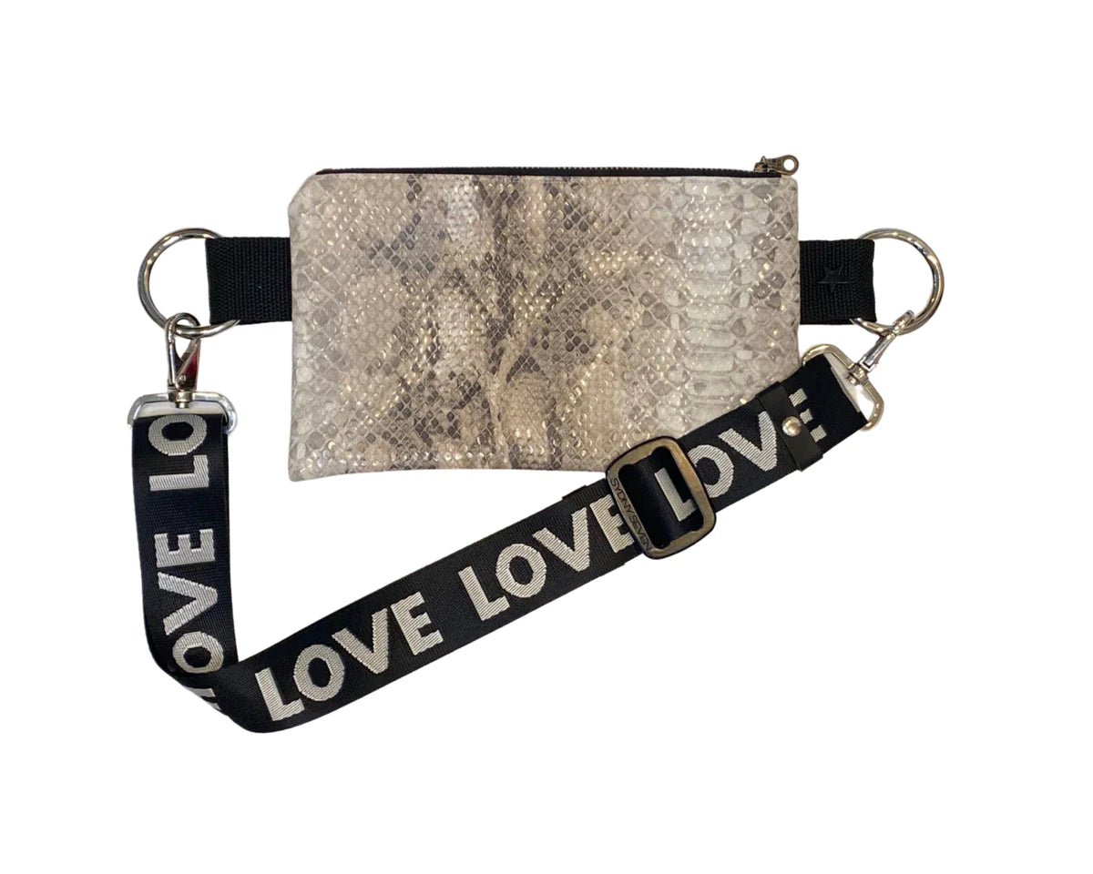 Sydny Seven Crossbody Convertible Belt Bag, Euro Sling
