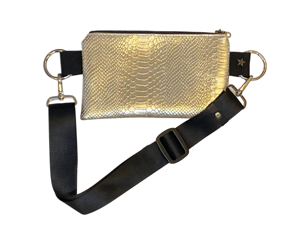Sydny Seven Crossbody Convertible Belt Bag, Euro Sling