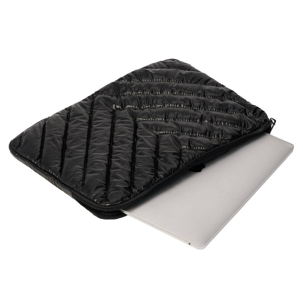 WanderFull Black Quilted HydroTote