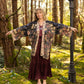 Market of Stars Lionheart Matinée Duster w/ florals & Narnia inspired print