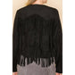 Vocal Fringe Crop Jacket