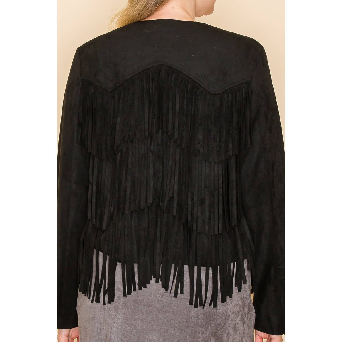 Vocal Fringe Crop Jacket