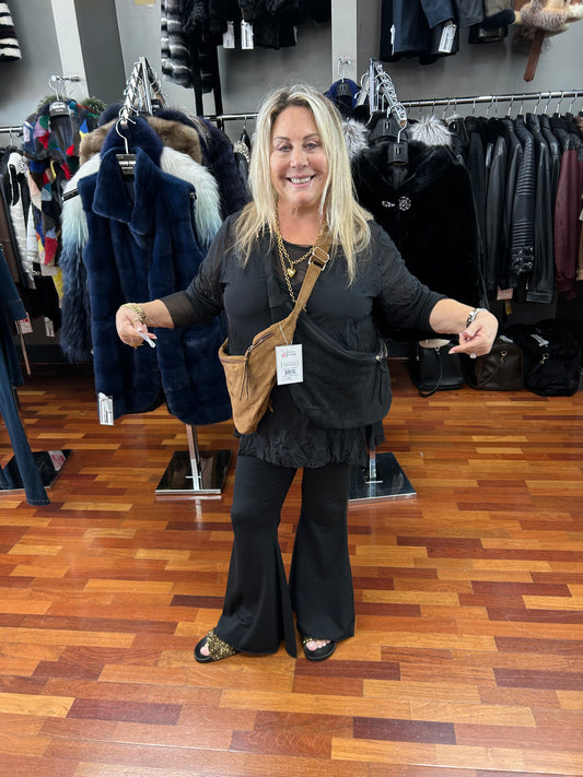 JC Andi Vegan Sling Hobo Bag