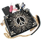 Mary Frances Choose Peace Crossbody Handbag