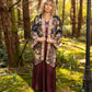 Market of Stars Lionheart Matinée Duster w/ florals & Narnia inspired print