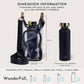 WanderFull Clear HydroBag® Stadium with Black Trim and Matching RFID Pouch