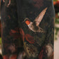 Flight of Fancy Linen Cropped Artist Pants w/ Hummingbird