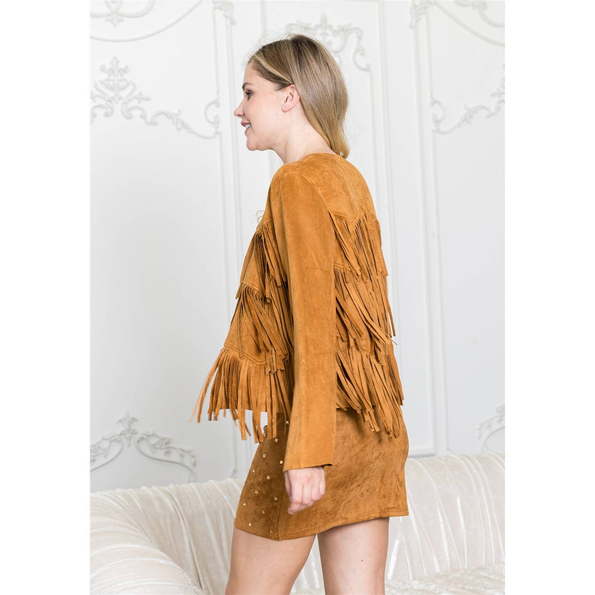 Vocal Fringe Crop Jacket