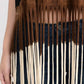 T-Party Tri Color Dip Dye Fringe Sleeveless Top
