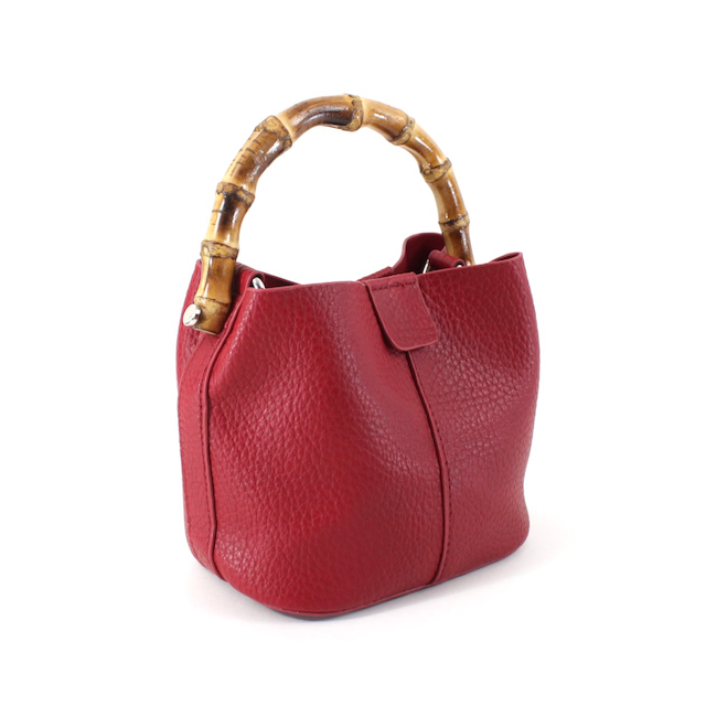 Pretty Persuasions Bamboo Handle Crossbody Bag w/Cosmetic Pouch