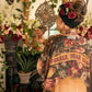 Market of Stars Courage Dear Heart Opera Duster Kimono Robe w/ Sacred Heart