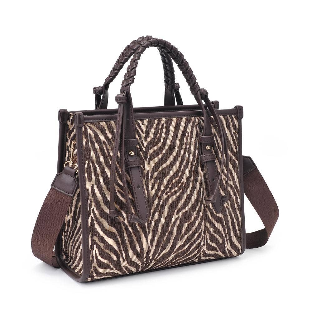 Moda Luxe Dinsdale Zebra Print Crossbody