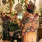 Market of Stars Courage Dear Heart Opera Duster Kimono Robe w/ Sacred Heart
