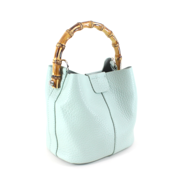 Pretty Persuasions Bamboo Handle Crossbody Bag w/Cosmetic Pouch