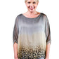 Tina Stephens Made in Italy Sofia Silk Kaftan Top One Size