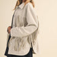 Klesis Suede Fringe Oversided Jacket